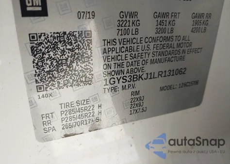 1GYS3BKJ1LR131062